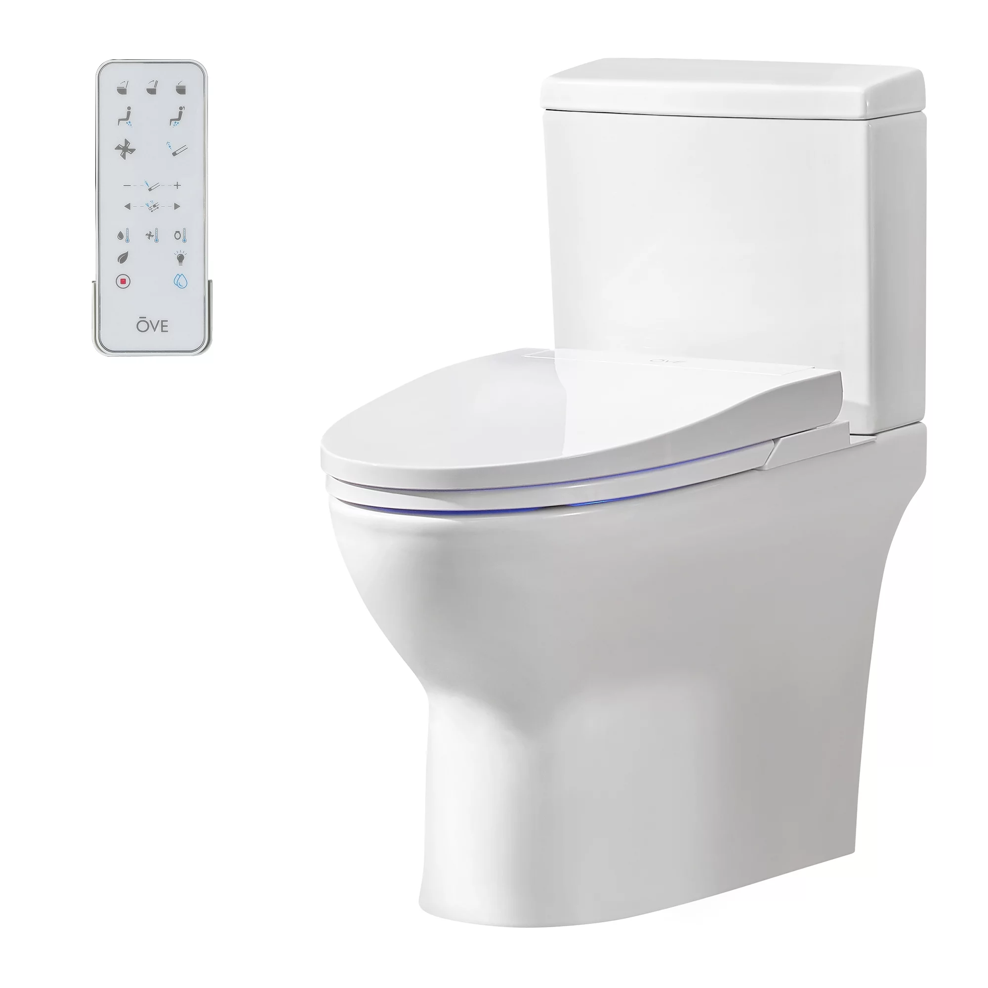 Ove Decors Wilma ADA Compliant, Tankless Toilet with Elongated Bidet Toilet Seat