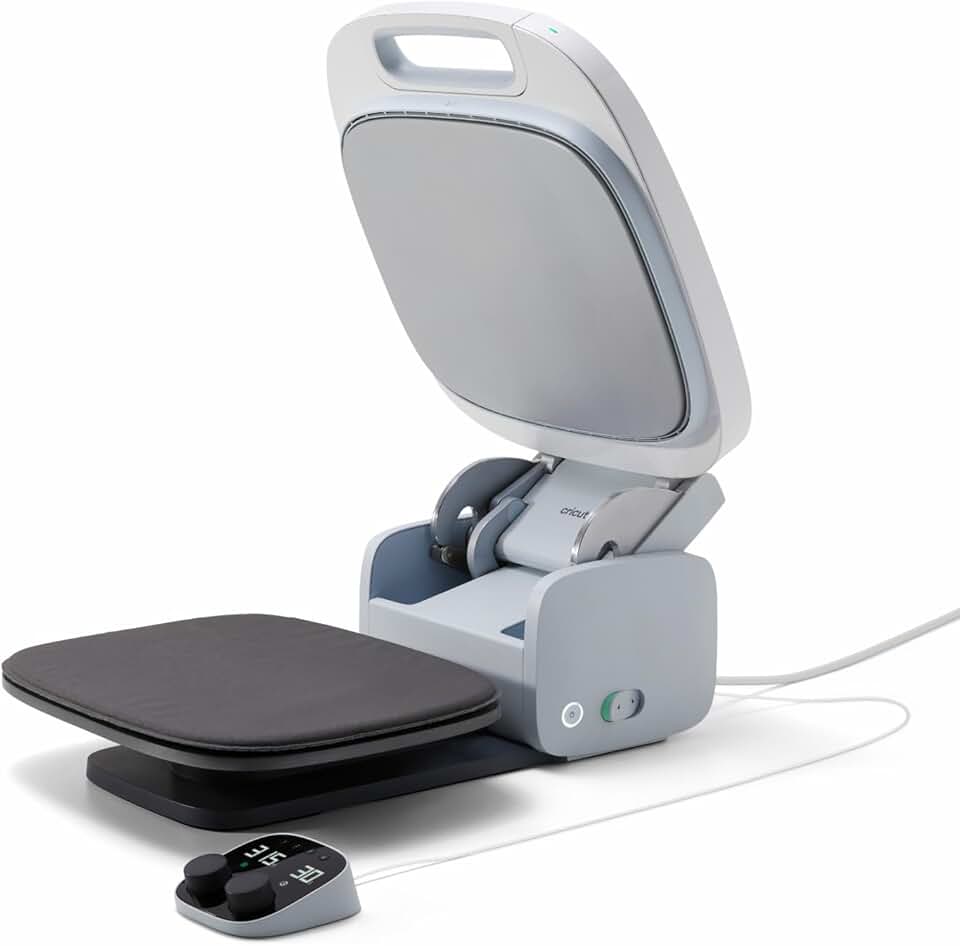 Cricut Autopress- Professional Automated Heat Press for T-Shirts, Decor, Home-Friendly Design, Commercial-Level Capabilities, Large Ceramic-Coated Heat Plate, Time-Saving Features (15