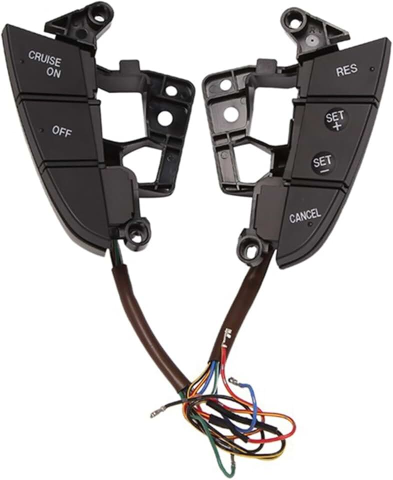 Steering Wheel Cruise Control Switch Steering Wheel Cruise Button Compatible with-Mazda 3 CX5 CX-7 2011-2015