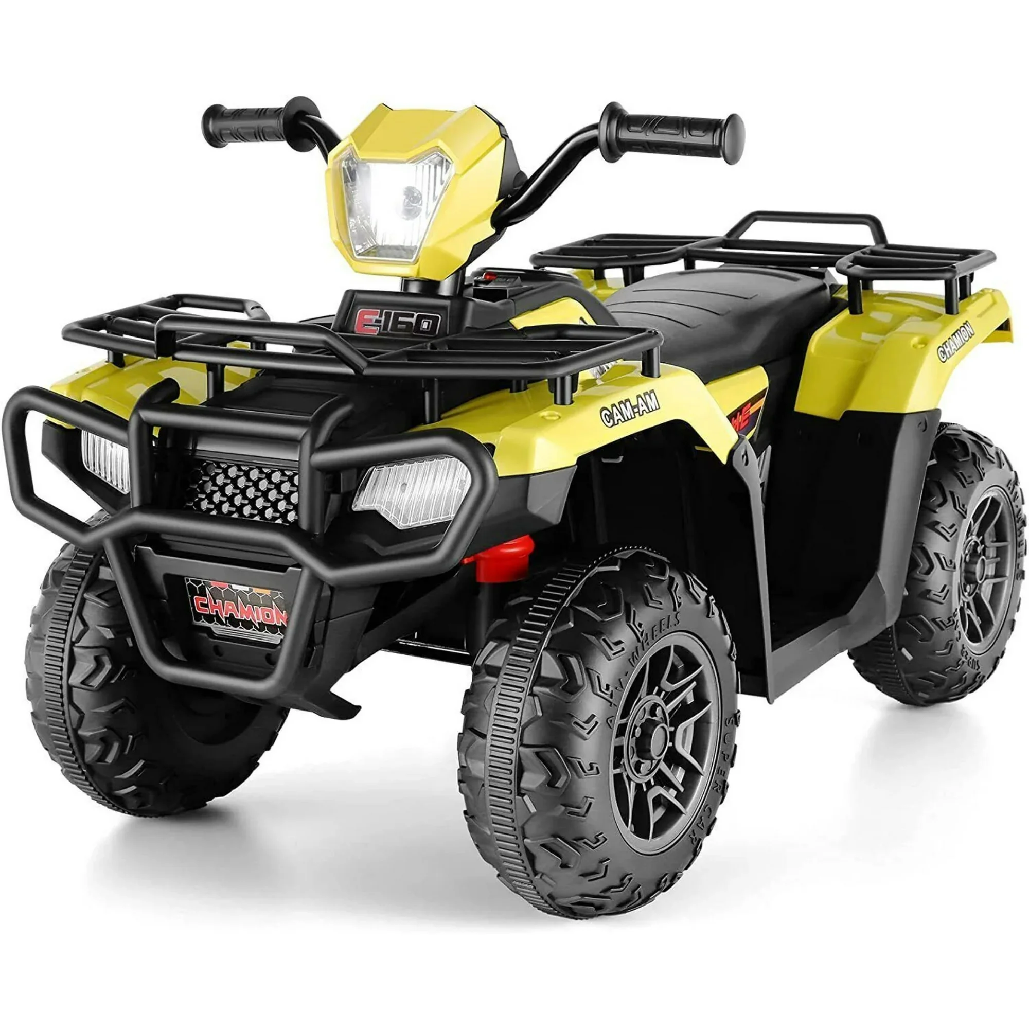 12V Electric Kids ATV Quad Car - Black, Suitable for Ages 3-6 Years