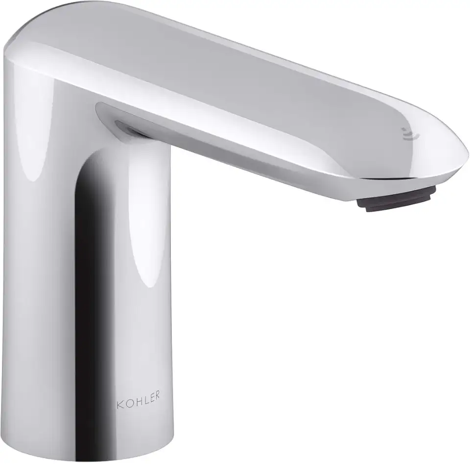 103K36-SANA-CP Kumin Touchless Bathroom sink Faucet with Kinesis sensor Technology, AC Powered, Chrome Finish