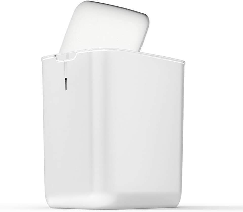 Kitchen Trash Bin Bathroom Touch Trash Can in The Toilet Smart Bucket Waste Bins Dustbin Smart Kitchen(D)