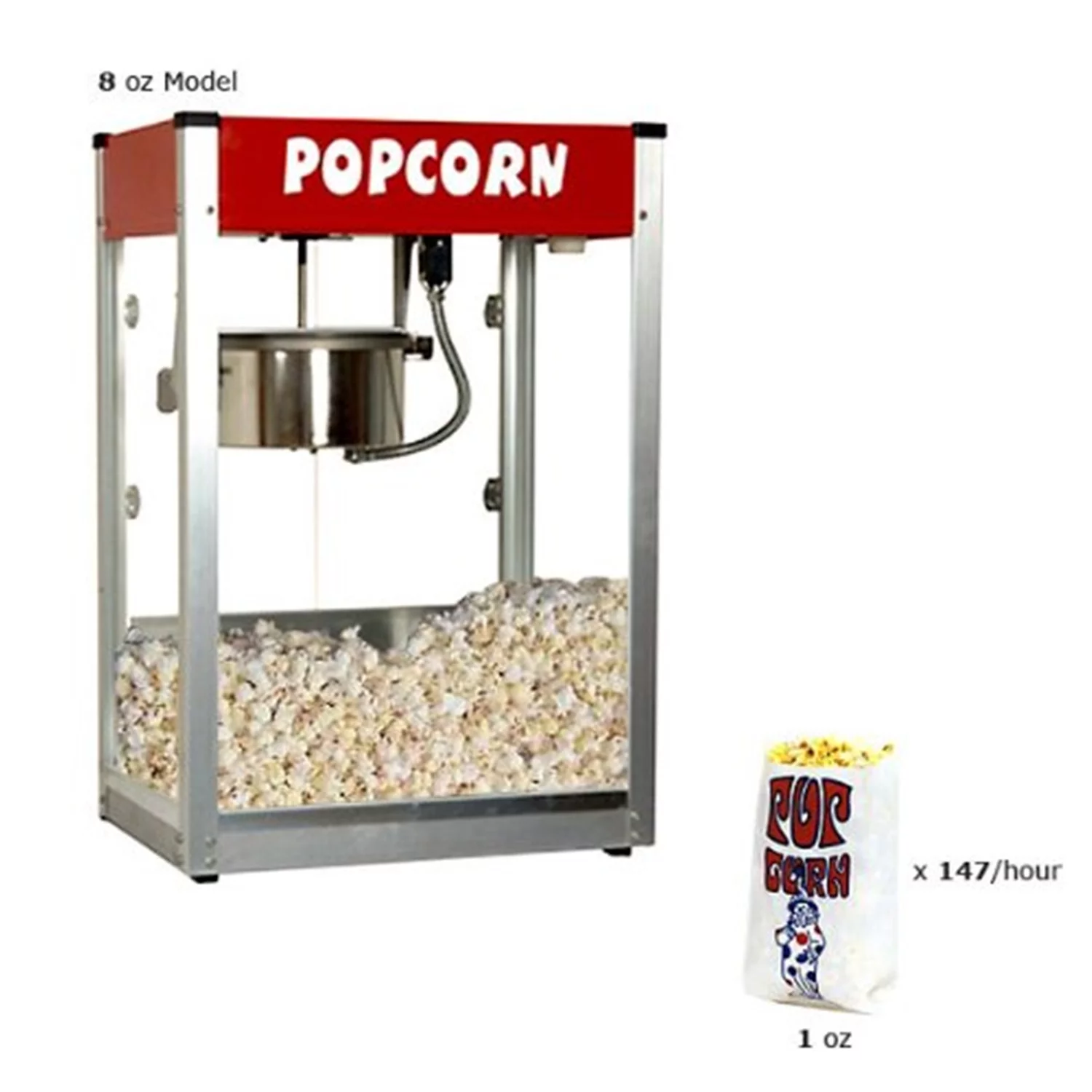 Paragon Thrifty Pop 8oz Popcorn Machine