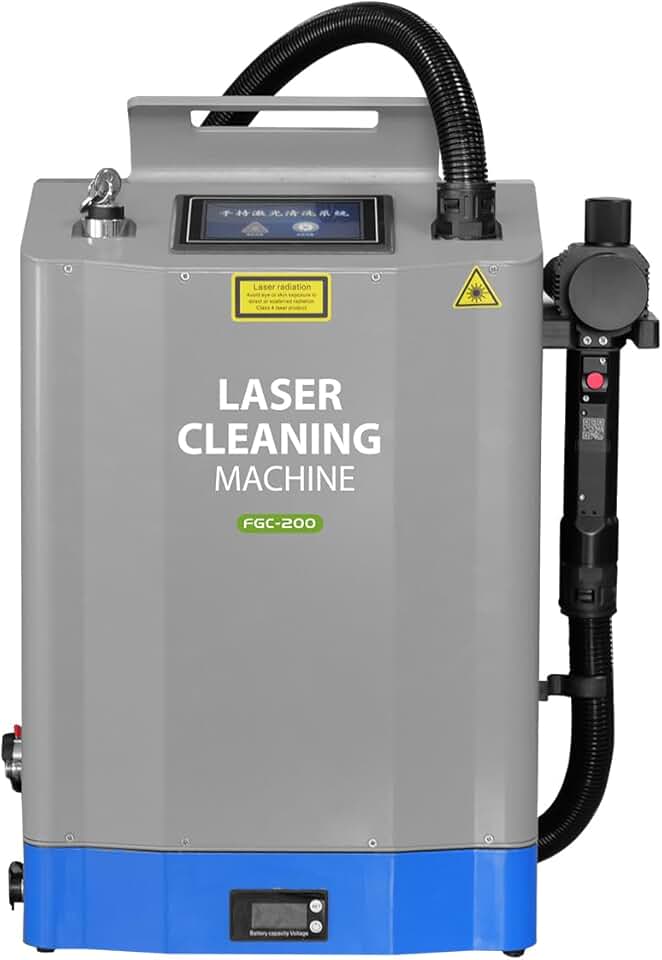 200W Backpack Design Laser cleaning machine with battery Portable Pulsed Laser Cleaner Machine for Metal Rust Lightweight Handheld laser Paint Oil Stain Removal machine