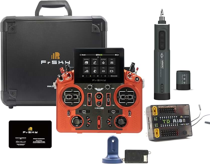 TANDEM X20 PRO AW UNMANNED AERIAL VEHICLE - Drone with 24-Channel Remote Control, High-Precision Gimbal, Long-Range Telemetry, and 8GB Flash Storage