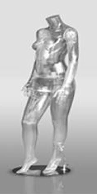 Clear Female Mannequin by Modern Store Fixtures