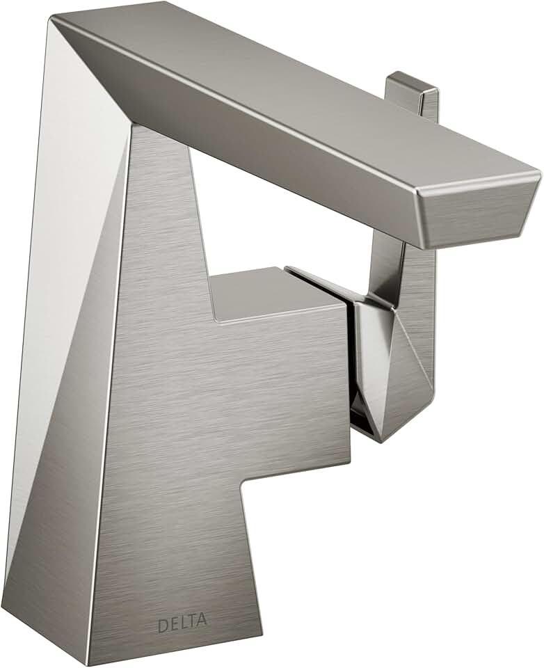 Delta Faucet 543-SS-PR-MPU-DST Trillian Lavatory, Lumicoat Stainless