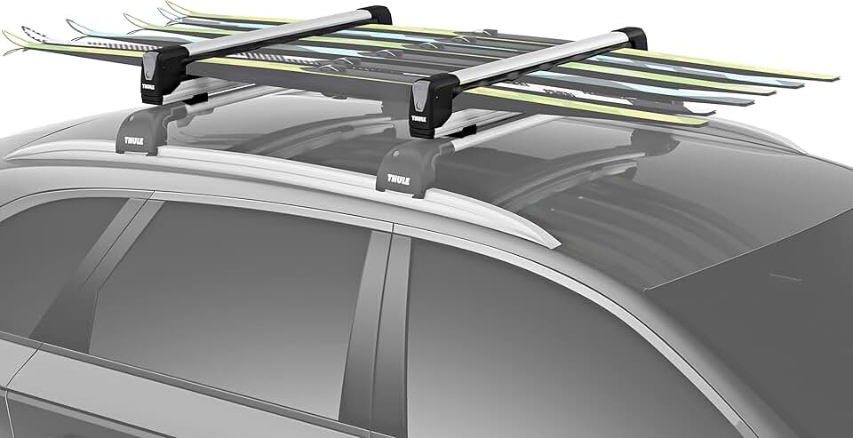 SnowPack Extender Ski/Snowboard Rack (6pr/4 Boards), Silver