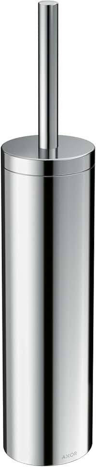 AXOR Universal Circular Modern Toilet Brush and Holder Set in Chrome, 42855000