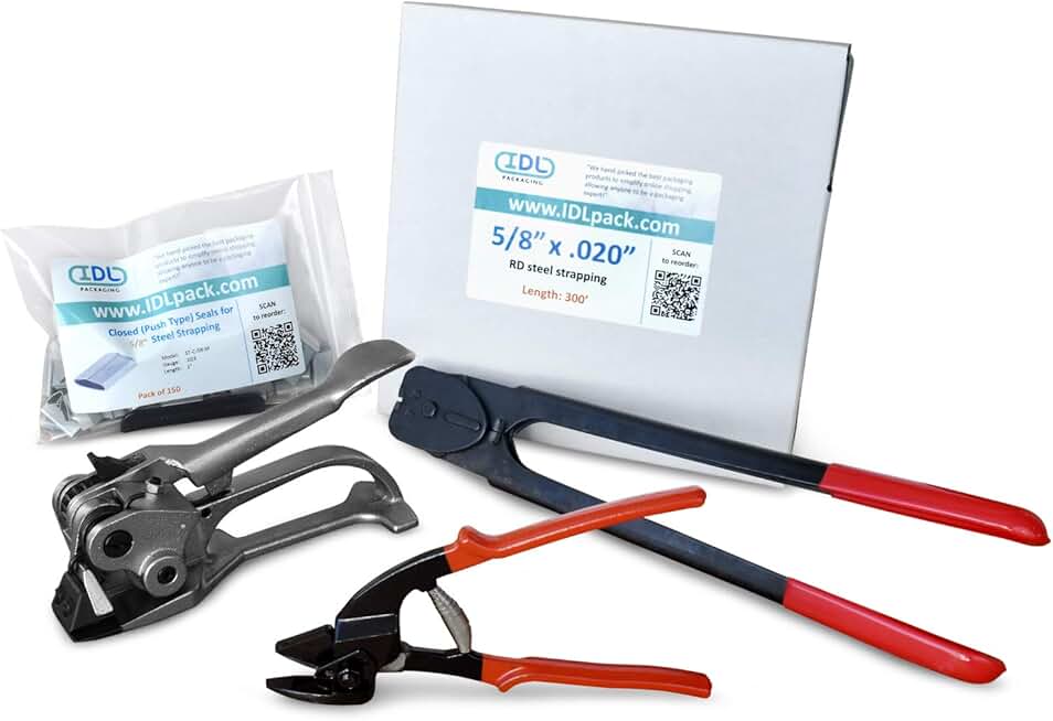 IDL Packaging Round Packages Strapping Kit for 5/8
