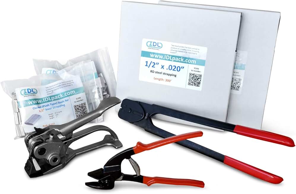 IDL Packaging Round Packages Strapping Kit for 1/2