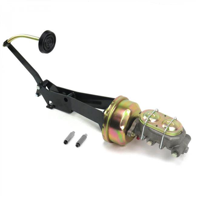 Helix Suspension Brakes & Steering  49-54 Chevy Car 8 in. Single Brake Pedal Kit Disc & Drum 3 in. Rubber Pad