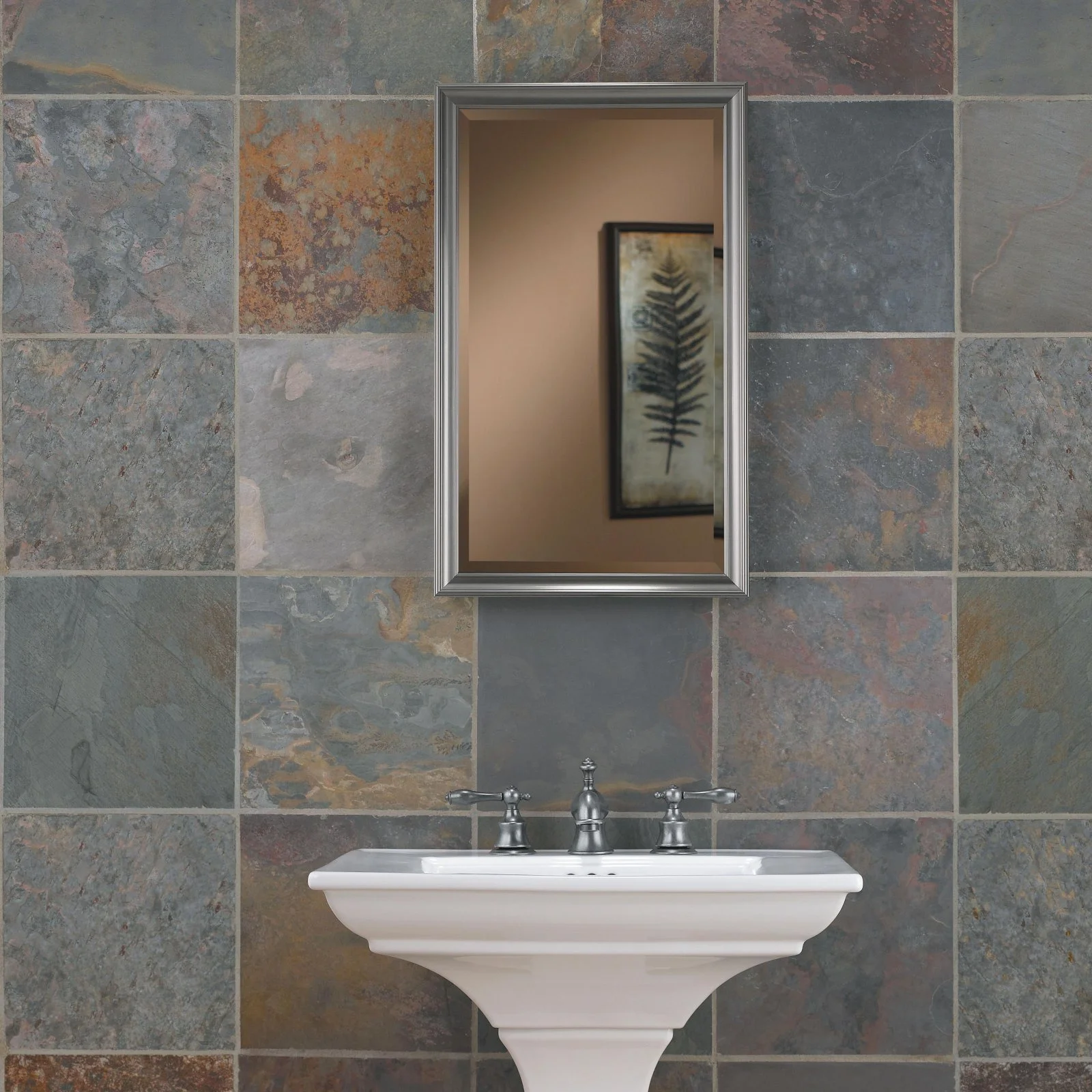 Jensen Medicine Cabinet Studio V Series 15W x 35H in. Recessed Medicine Cabinet S568N344SS