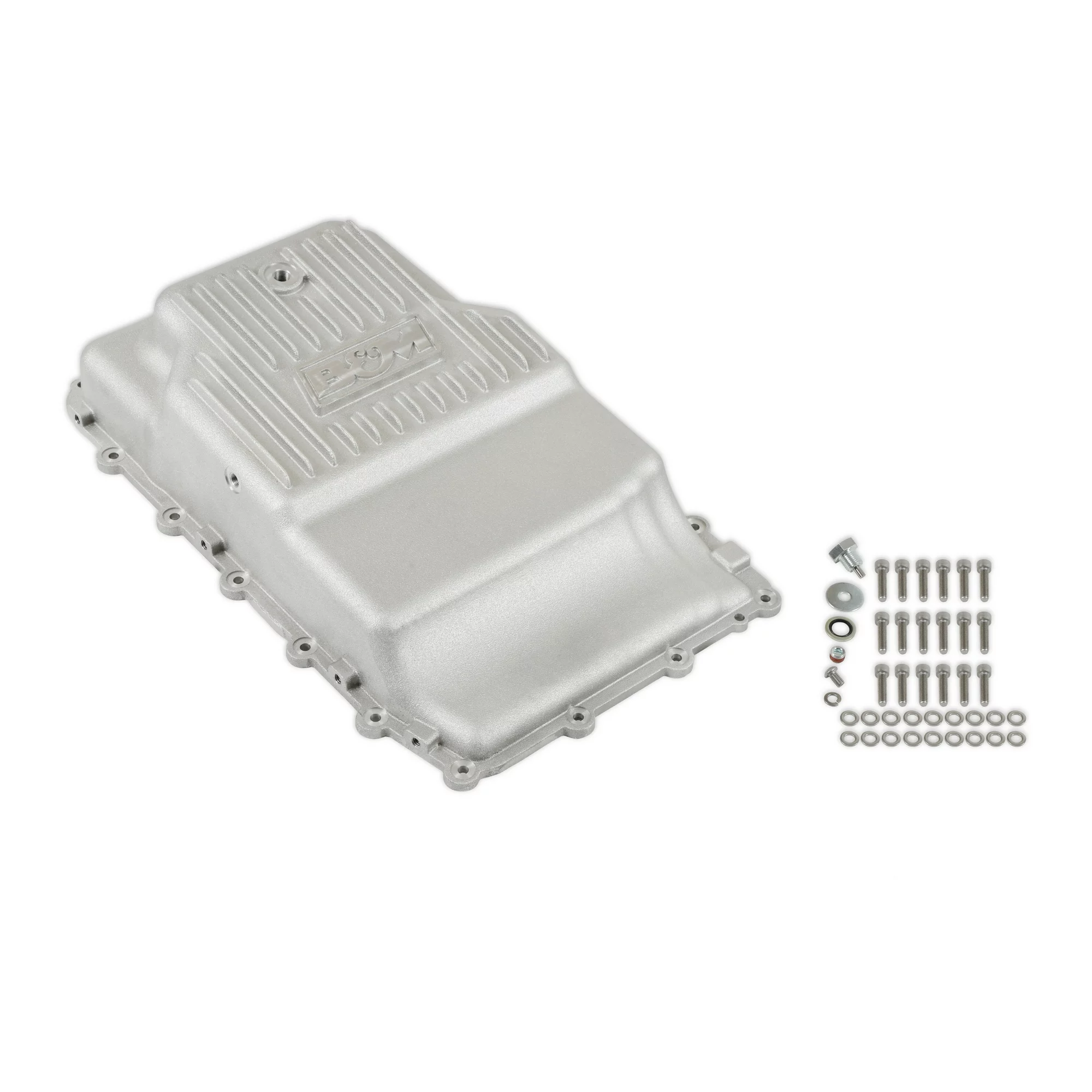 B&M 70400 Hi-Tek Heavy Duty Deep Transmission Pan Natural Fits select: 2021-2023 FORD F150, 2019 FORD F150 SUPERCREW