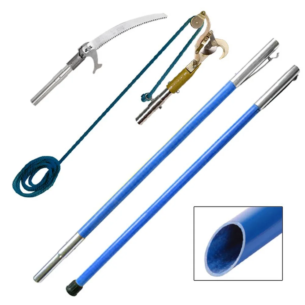 Jameson 12' Fiberglass Pole Pruner/Saw Package (B-Lite Series) with Quick Change Adapter