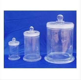 GOWE 1000ml Quartz Glass reagent bottle with cover reagent bottle