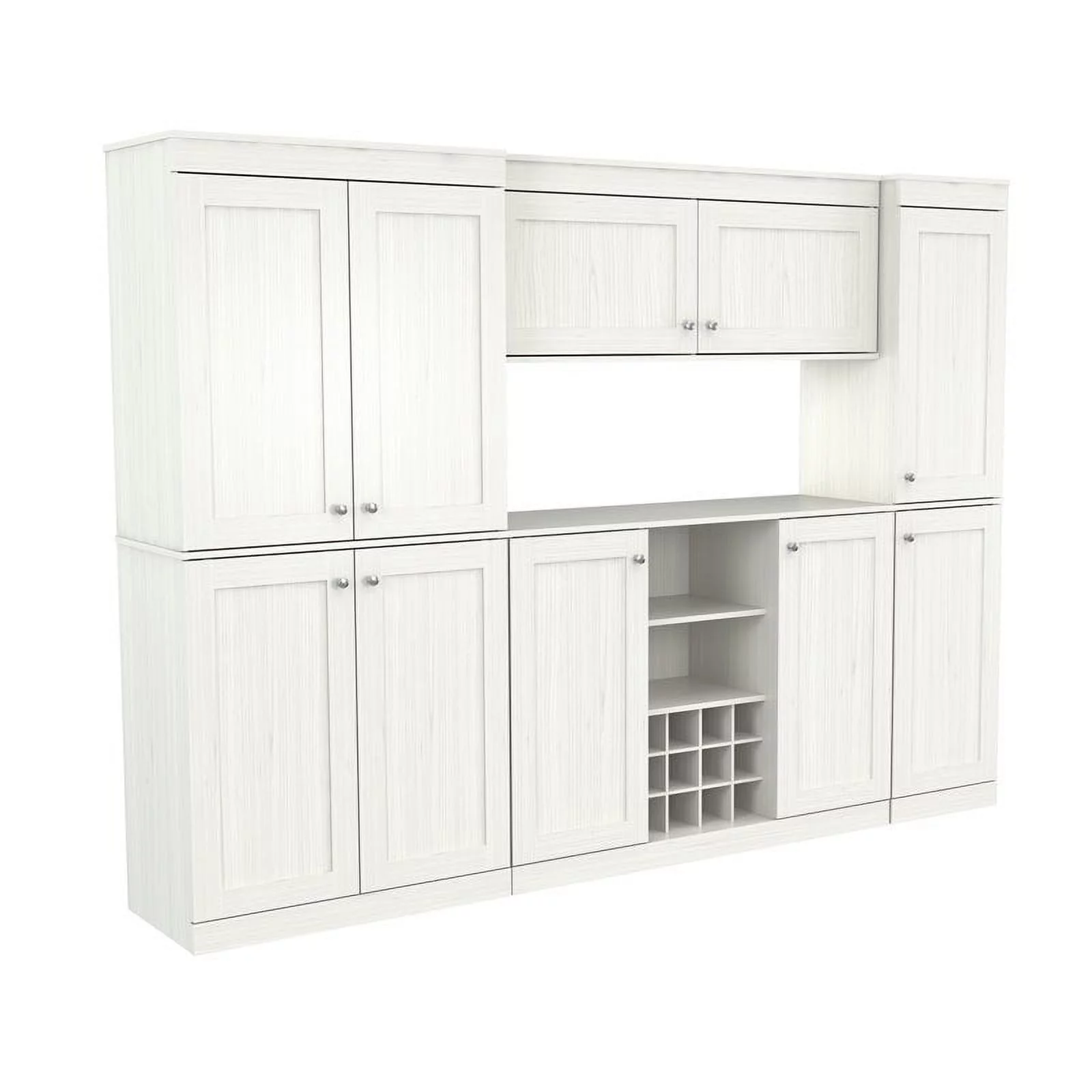 Inval 4-Piece Shaker Laminate Kitchen Cabinet System 95
