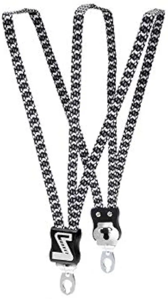 Simson Bicycle Accessories Lashing Strap Silver & Gray Luggage Fastening Easy Installation, Clear