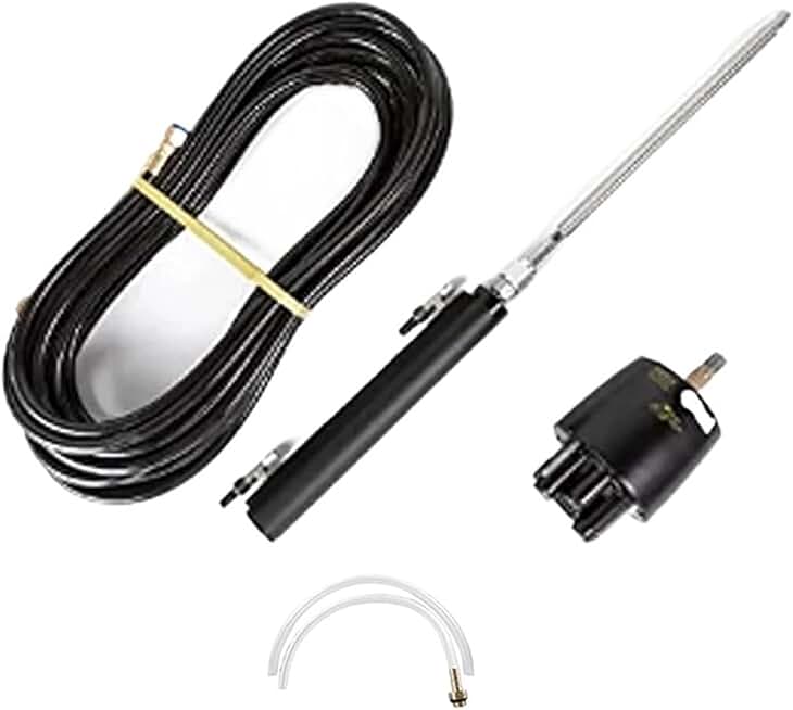 Winibo WQQW Power Assisted Marine Outboard Or Inboard Hydraulic Steering System Compatible with Stern Drive System