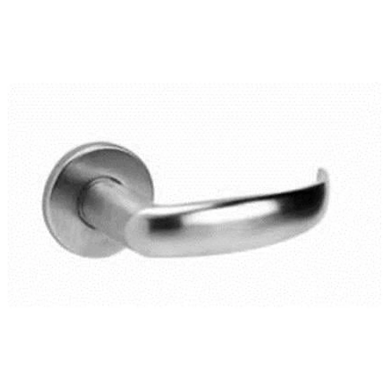 Passage Mortise Lock with Princeton Lever & A Rose, Satin Chrome