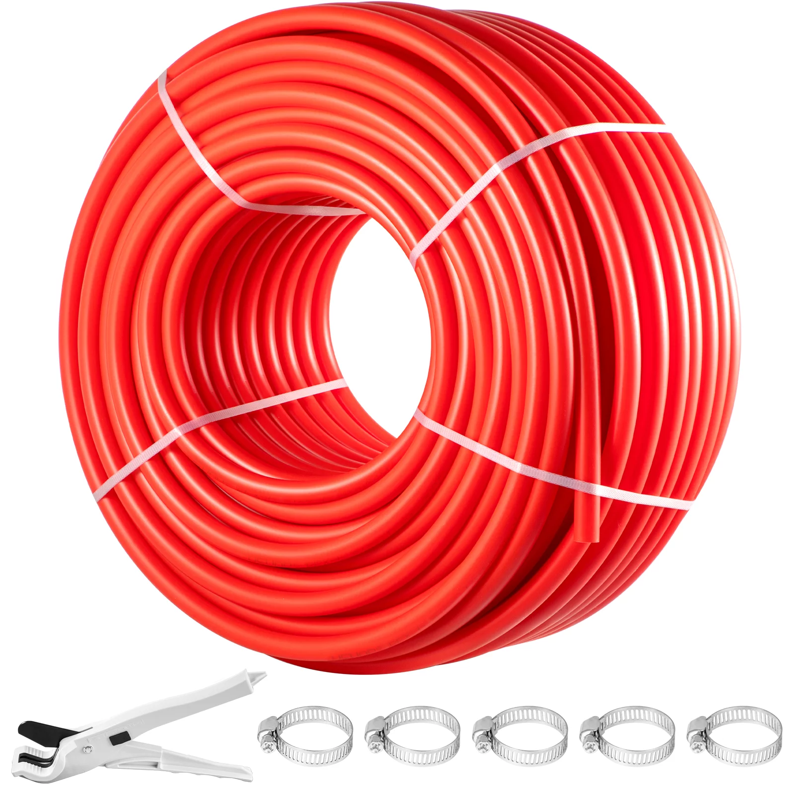 BENTISM PEX Tubing, 1 inch x 500 ft PEX Pipe, Non Oxygen Barrier PEX-B Pipe White, Flexible PEX Water Line for Plumbing, RV Sewer Hose, Radiant Heating