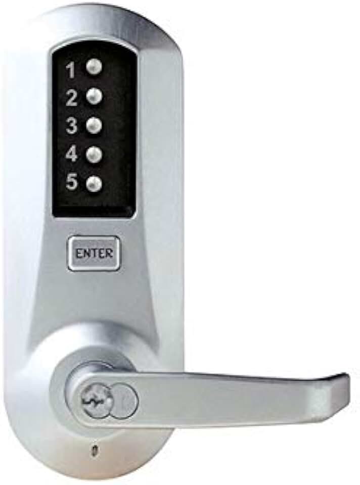 Kaba Simplex 5031BWL-26D-41 Lever Mechanical Pushbutton Lock Key Bypass Cylindrical D.O.D. Prep For