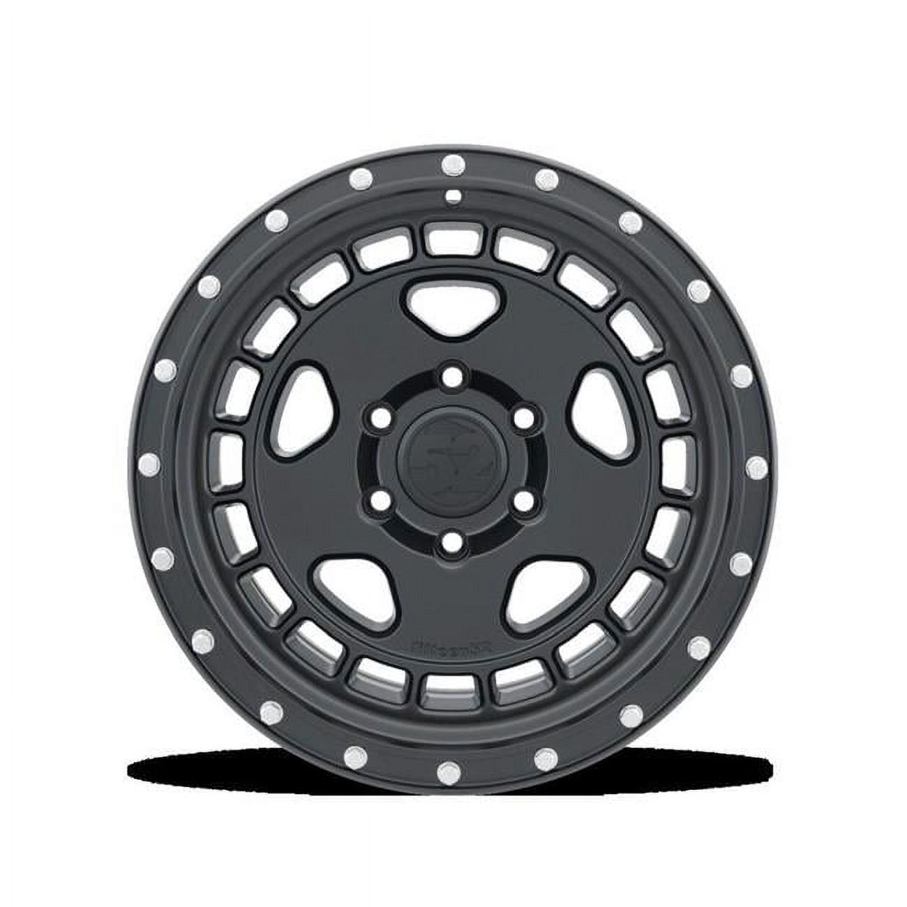 17 x 8.5 & 6x135 Bolt Pattern 0 mm ET 87.1 mm Center Bore Turbomac HD Asphalt Black Wheel