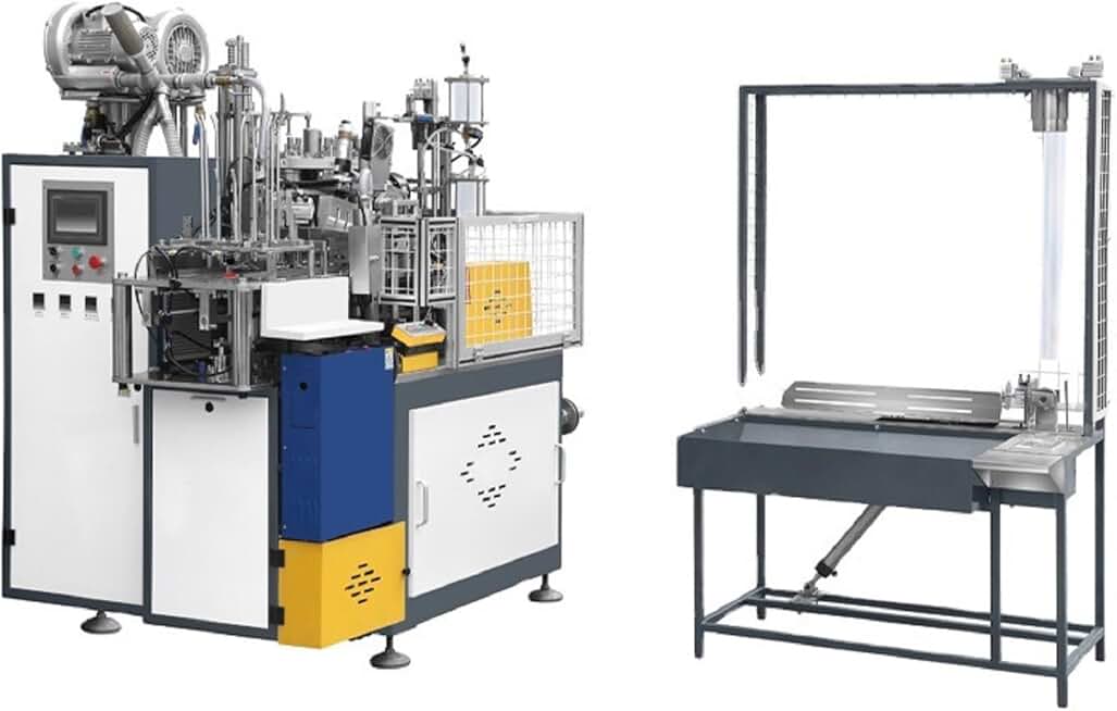 Customized Fully Automatic Paper Cup Making Machine - High-Speed Disposable Ice Cream Bowl Forming & Paper Cup Printing for 3oz to 25oz Sizes with Lid - Efficient Automatic Packing Solution