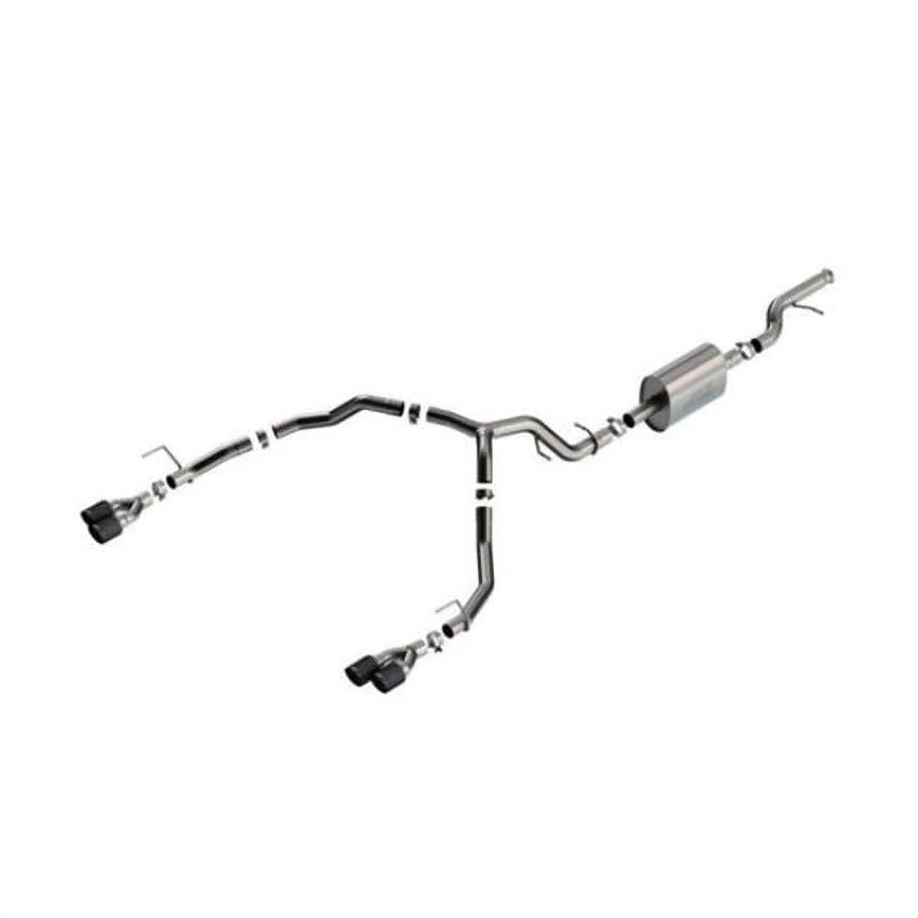 Borla 21-22 Chevy Tahoe 5.3L V8 2/4WD 4DR 3in/2.75in S-Type Cat-Back Exhaust w/ Carbon Fiber Tips - 140857CF