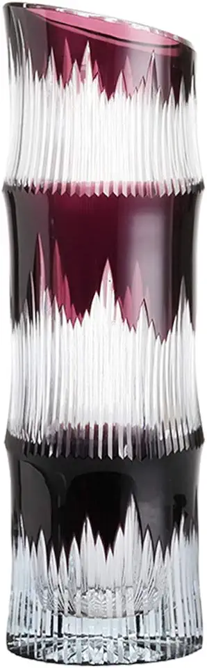 NAPPA Crystal Glass Clear Vase Pen Holder Glassware Limited Artwork Handmade Engraved Creative Gifts