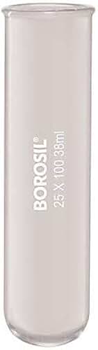 Borosil® Reusable Heavy Duty Test Tubes with Beaded Rim, 9mL (13 x 100mm), 800/CS