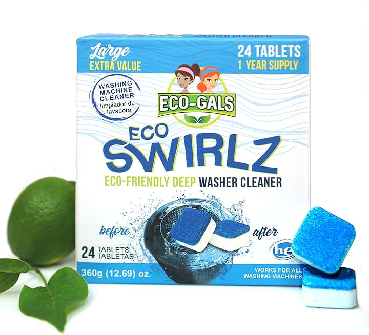 Eco Swirlz Bulk Wholesale Washing Machine Cleaner for Cleaning Business, Laundromats, and Shared Laundry