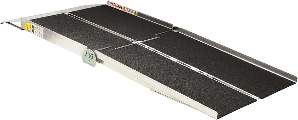 Portable Multi-Fold Reach Wheelchair Ramp, 36 Pound