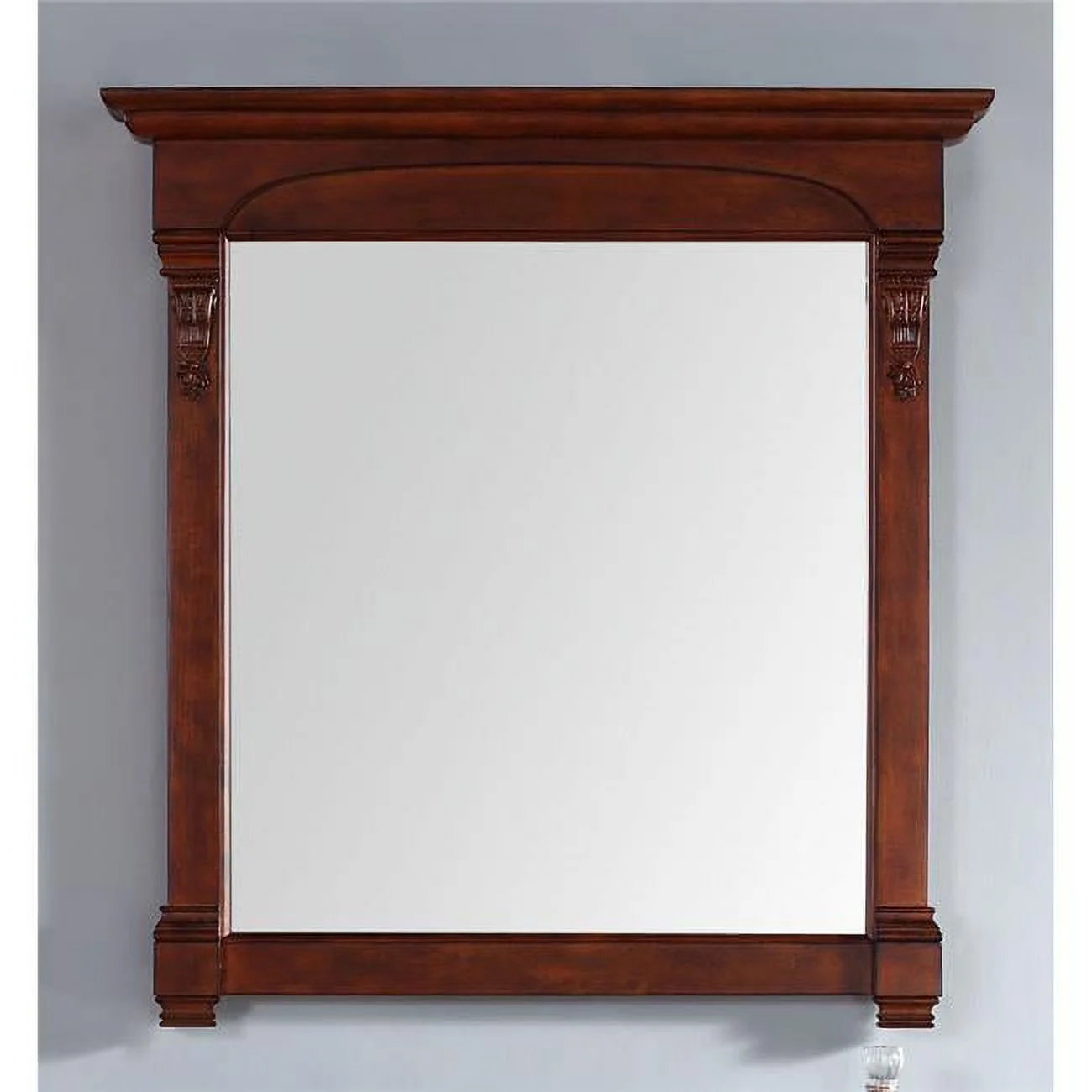 James Martin 147-114-5385 39.5 in. Brookfield Mirror, Warm Cherry