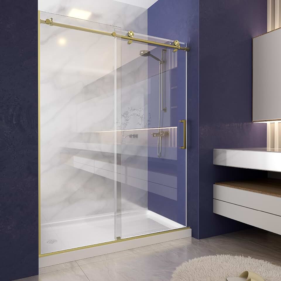 Shower Glass Door, 57-60