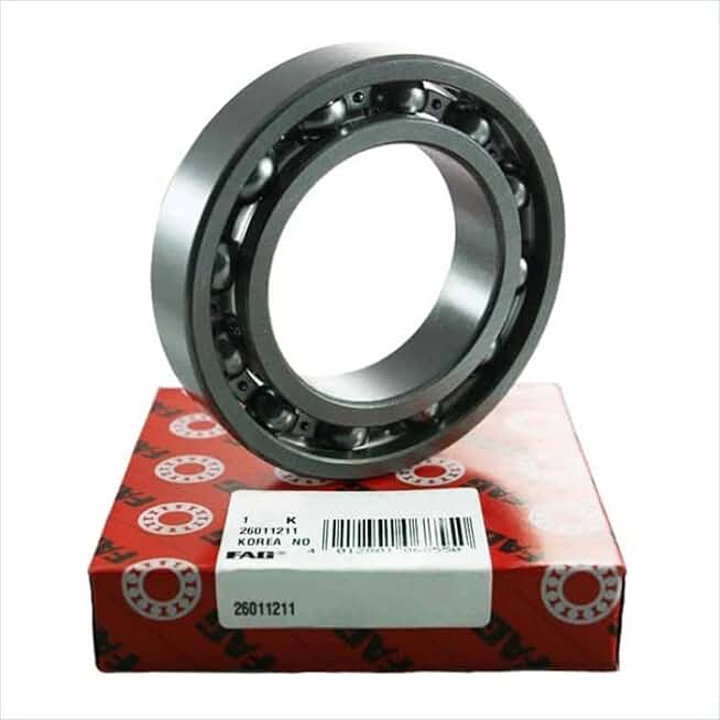 FAG 6228 Radial Bearing, Single Row, ABEC 1 Precision, Open, Steel Cage, Normal Clearance, Metric, 140mm ID, 250mm OD, 42mm Width, 6000rpm Maximum Rotational Speed, 37500lbf Static Load Capacity, 40000lbf Dynamic Load Capacity
