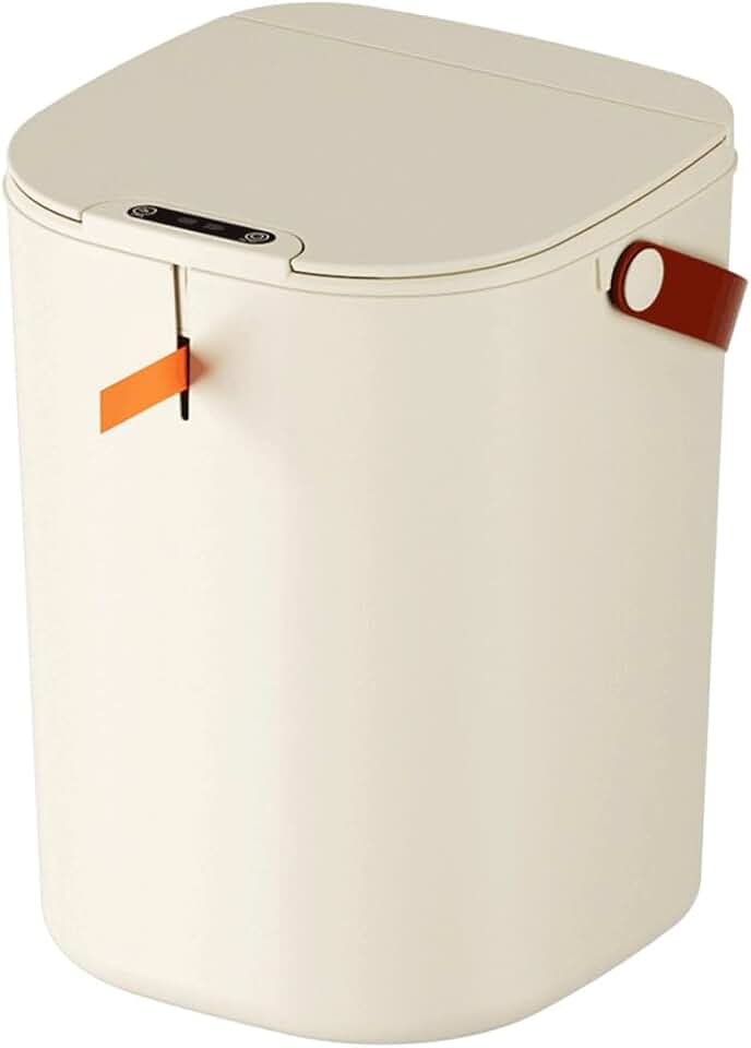 Kitchen Trash Bin Bathroom Touch Can in The Toilet Smart Bucket Waste Bins Smart Trash Can Kitchen(34.5cm20L)