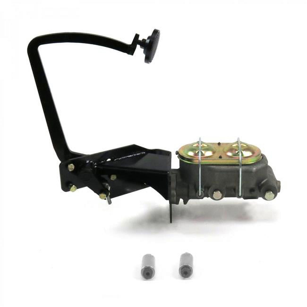 Helix Suspension  OEM x Manual Brake Pedal Kit with Drum & Drum 3 in. Black Pad for 1935-1940 Ford