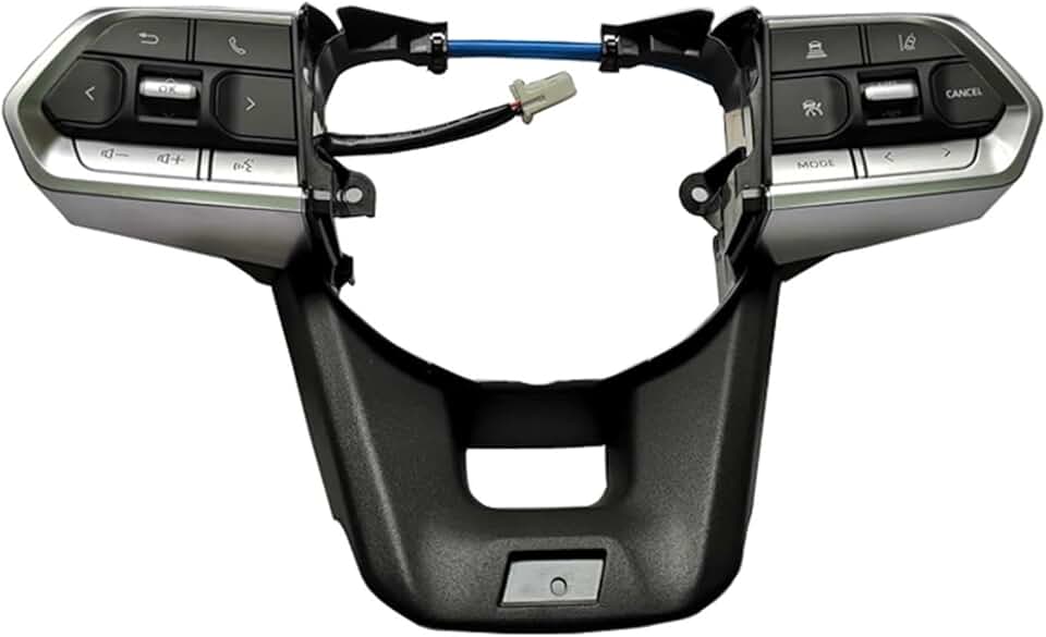 Cruise Control Buttons Steering Wheel Phone Audio Volume Mode Control Button Compatible with Toyota Land Cruiser 300