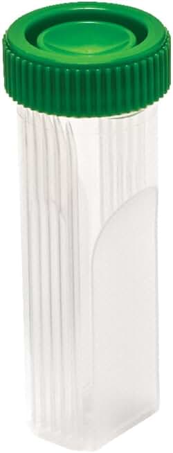 Caplugs 2405400G8KE1 SlideFix Slide Jars, 4 Places, Green Cap, Polypropylene CoPolymer, Natural (Pack of 1000)