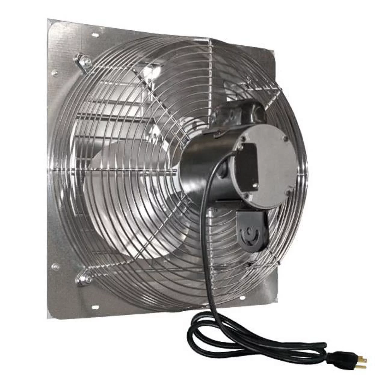 J and D VES20C 20 In. Shutter Exhaust Fan With Cord 1-3 Hp