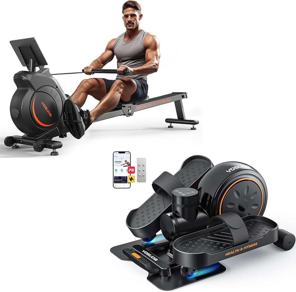 YOSUDA Magnetic Rowing Machine- YOSUDA PRO Under Desk Elliptical