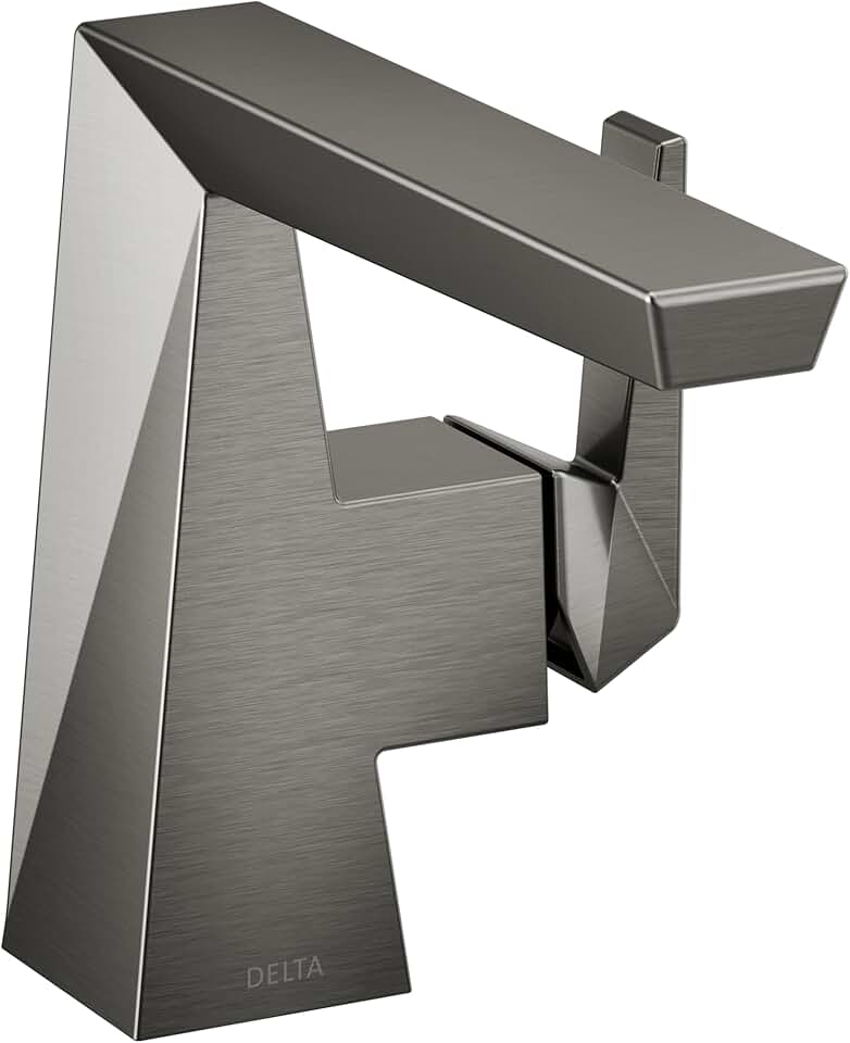 Delta Faucet 543-KS-PR-MPU-DST Trillian Lavatory, Lumicoat Black Stainless