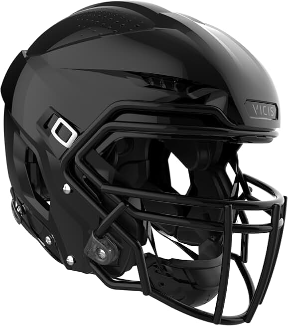 VICIS ZERO2 Trench Football Helmet, SC-223-S Facemask Attached, Black, Large