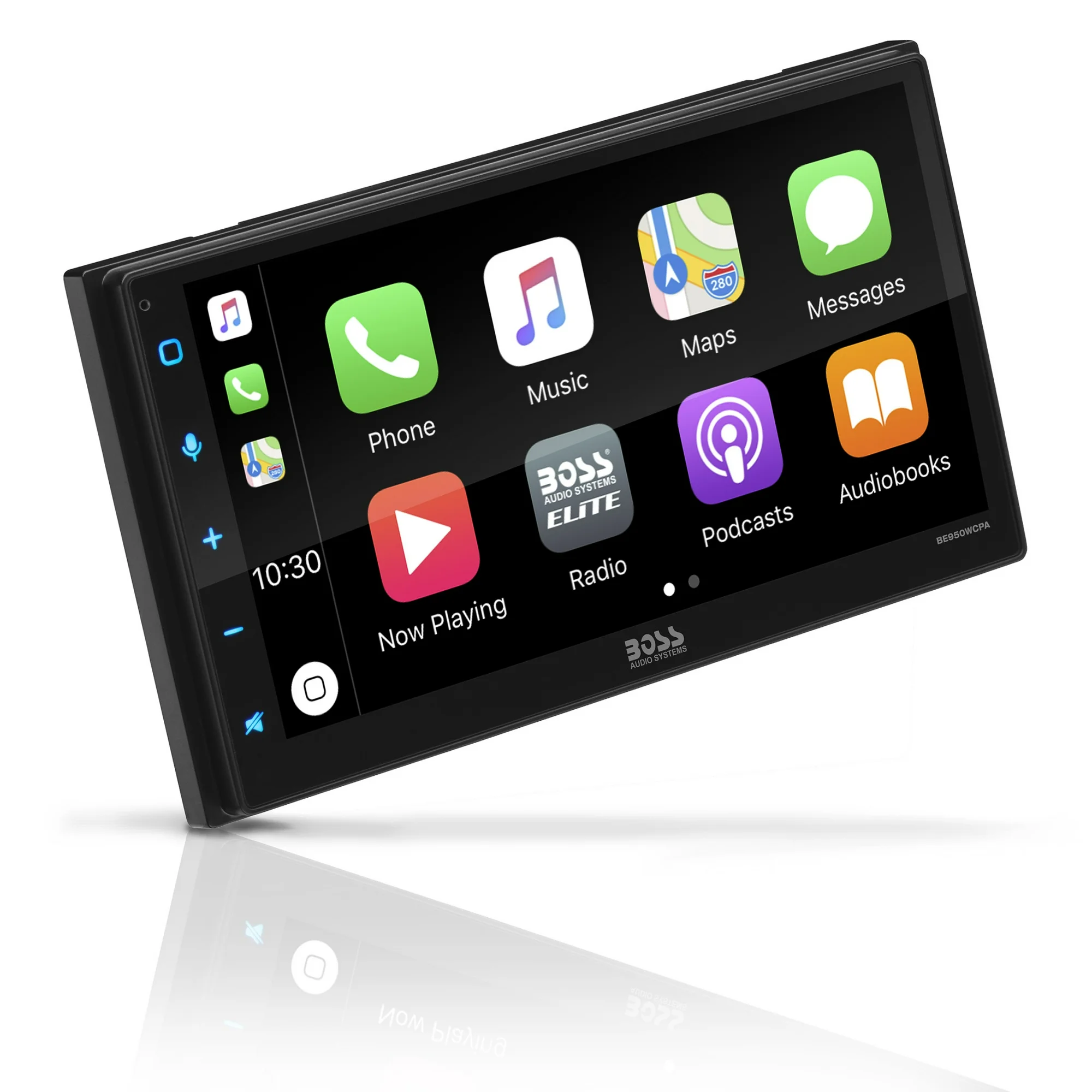 BOSS Audio Systems Elite Series BE950WCPA Car Stereo - Wireless Apple CarPlay & Android Auto, Double Din, 6.75 Inch Touchscreen, Bluetooth, No CD DVD Player, AM/FM Radio Receiver, Wireless Remote