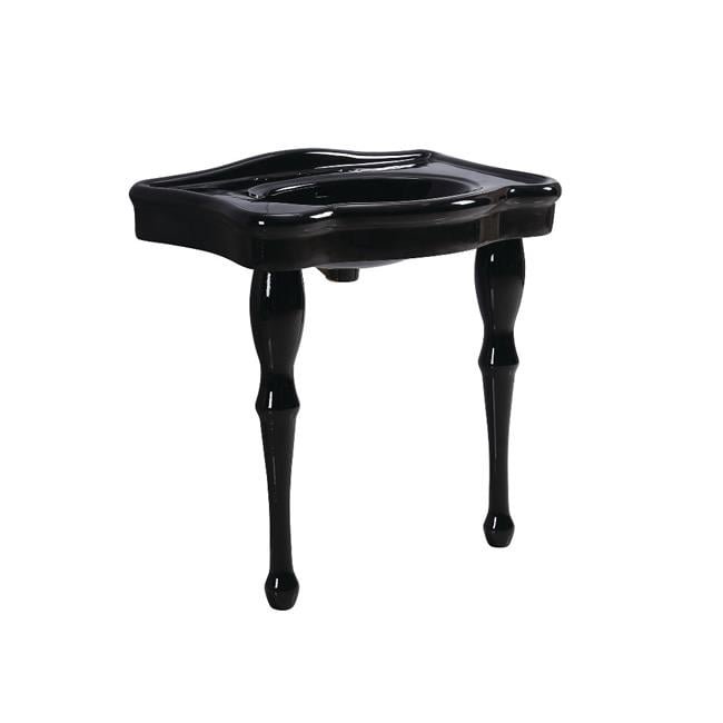 Imperial Basin Console for with Pedestal, Black