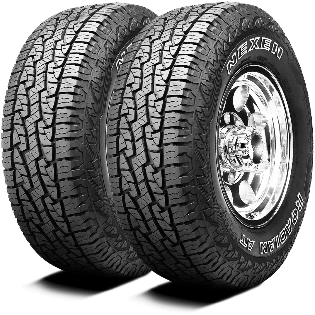 Pair of 2 (TWO) Nexen Roadian AT Pro RA8 255/75R17 113S A/T All Terrain Tires Fits: 2017 Jeep Wrangler Unlimited Sport, 2016 Jeep Wrangler Unlimited Sport S