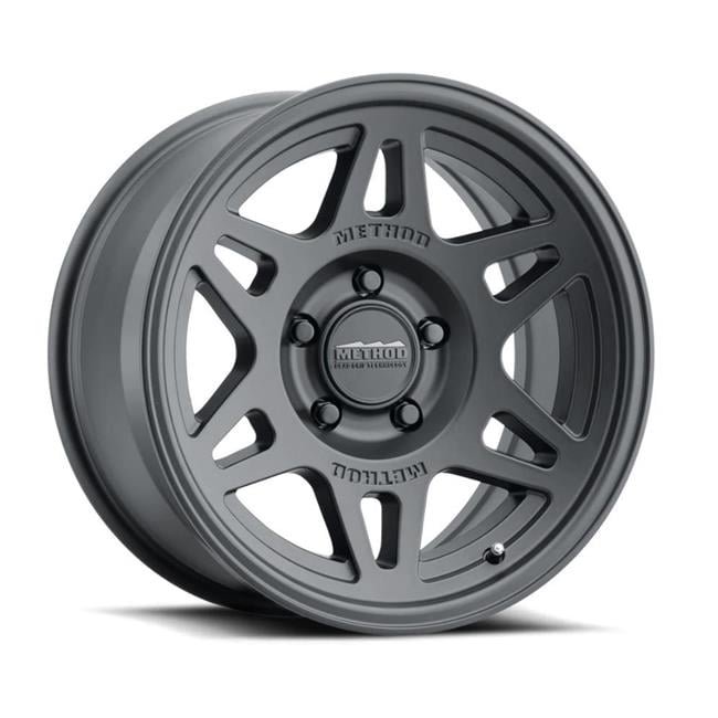 17 x 7.5 in. 30 mm Offset 5 x 108 in. Bolt Pattern 108 mm Center Bore Method MR706 Bead Grip Matte Black Wheel