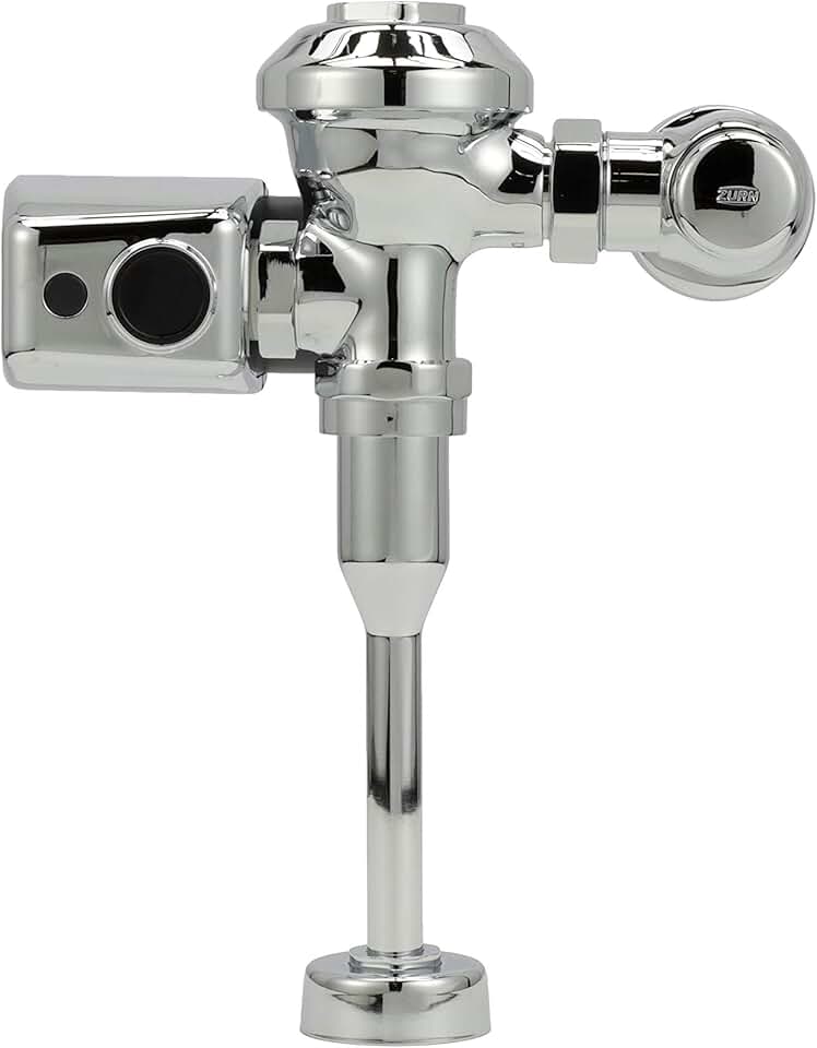 Zurn ZER6003AV-EWS-CPM AquaVantage AV ZER Exposed Sensor Diaphragm Flush Valve with 0.5 GPF and Metal Cover in Chrome