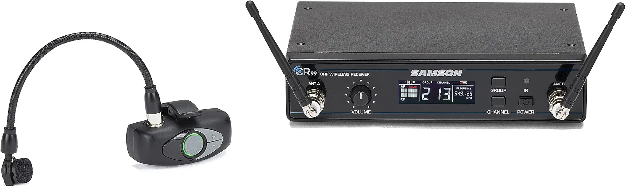 Technologies AirLine AWX Wind Instrument Micro Transmitter Wireless System with HM60 Wind Instrument Microphone, K-Band, K Band (SWSATXHM60K)